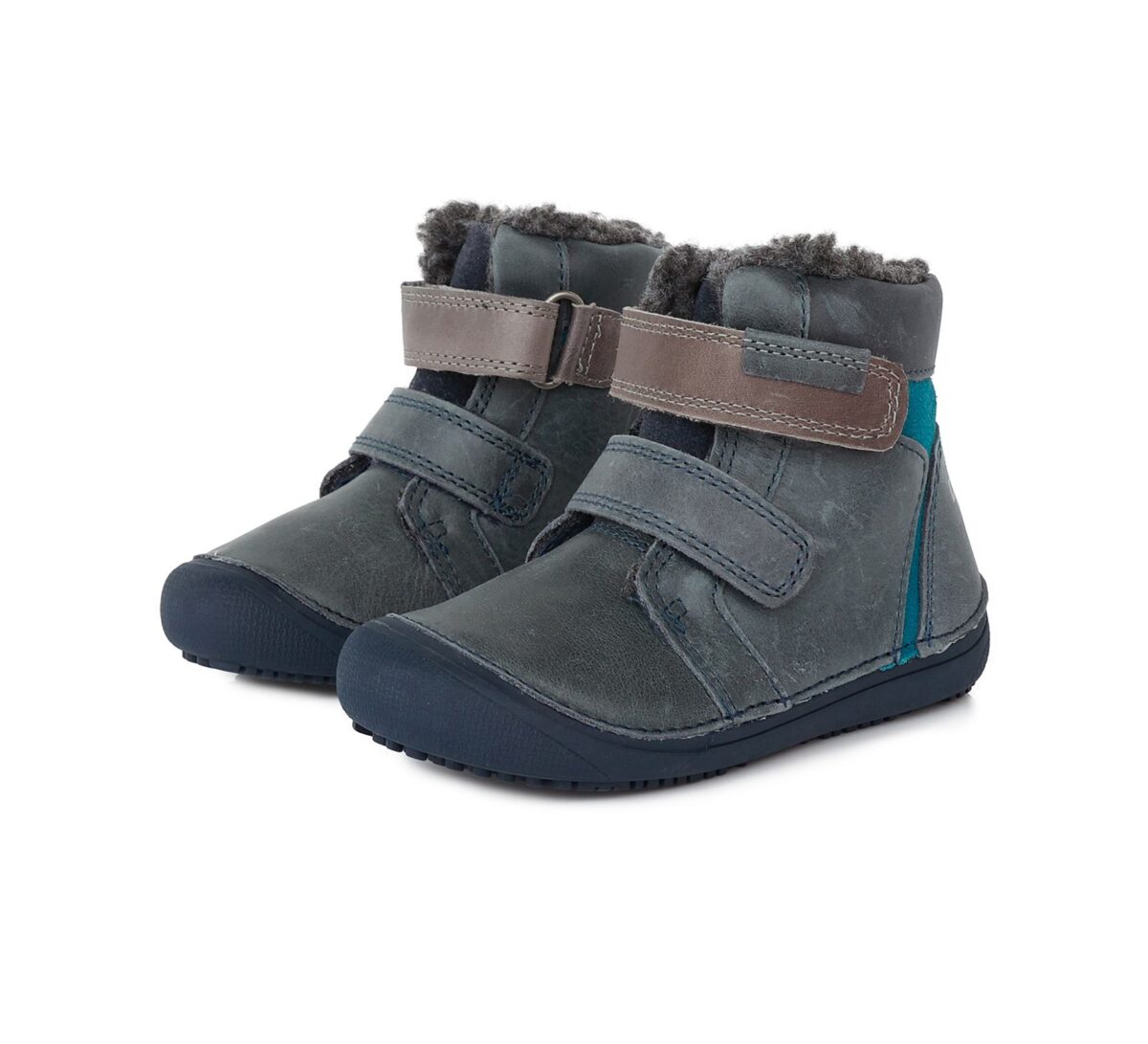D.D.Step barefoot talvesaapad Royal Blue 063 D.D.Step - HellyK - Kvaliteetsed lasteriided, villariided, barefoot jalatsid