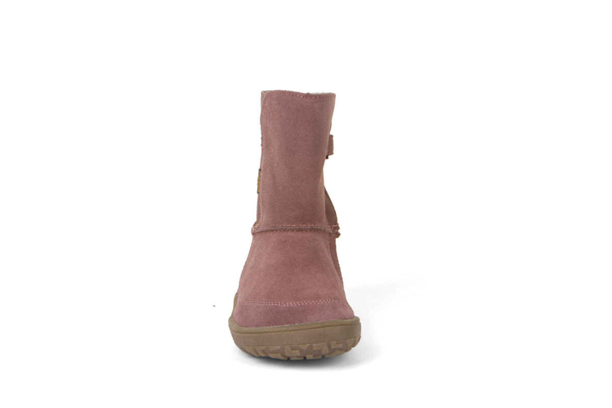 Froddo nahast talvesaapad BAREFOOT TEX SUEDE- Pink Laste barefoot jalatsid - HellyK - Kvaliteetsed lasteriided, villariided, barefoot jalatsid