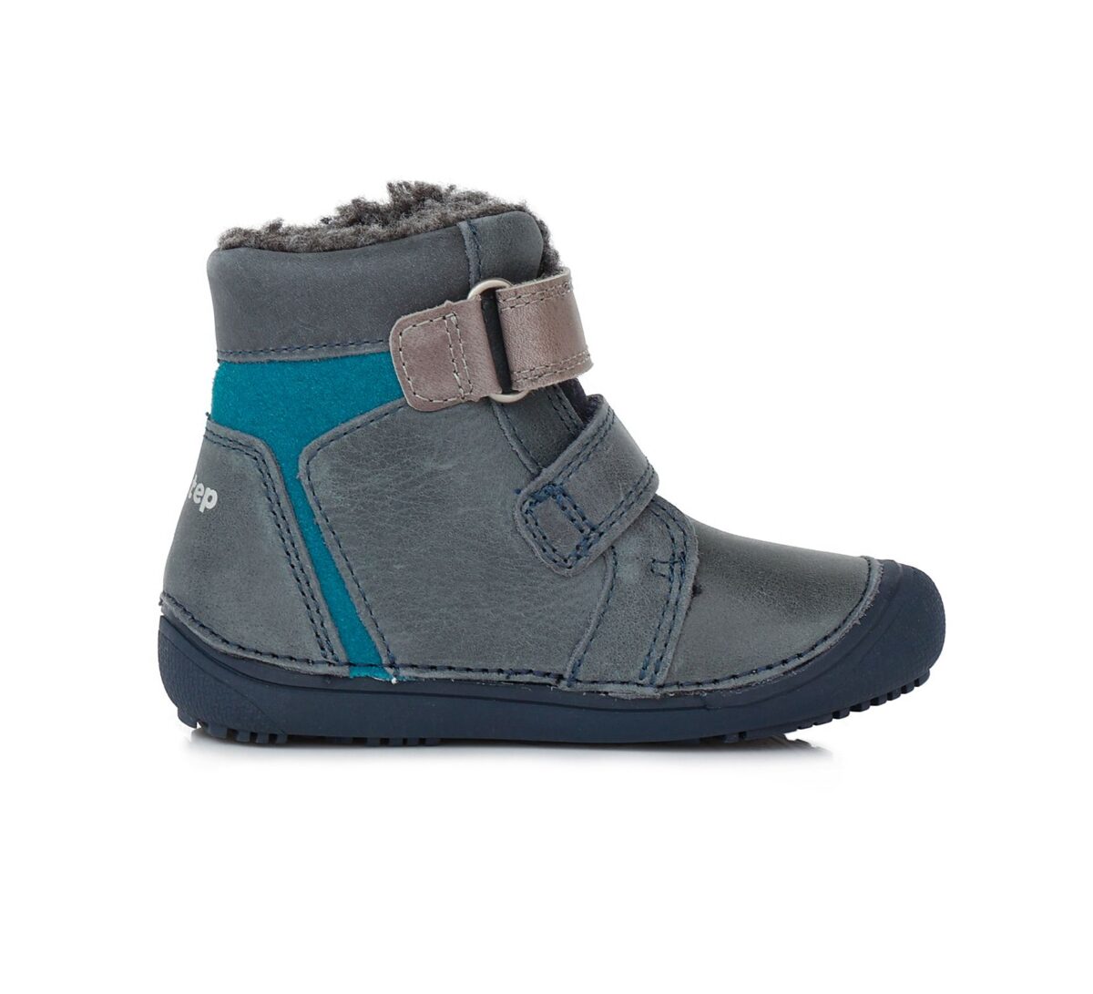 D.D.Step barefoot talvesaapad Royal Blue 063 D.D.Step - HellyK - Kvaliteetsed lasteriided, villariided, barefoot jalatsid