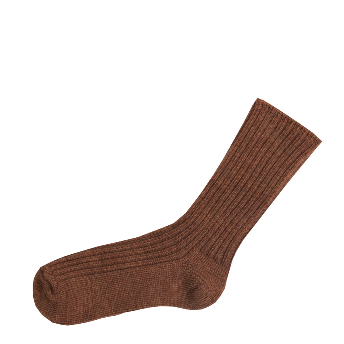 Joha meriinovillane sokk- Copper melange Villariided - HellyK - Kvaliteetsed lasteriided, villariided, barefoot jalatsid