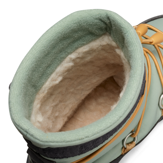 Affenzahn Snow Boot Vegan Snowy- Mini A Ture Green ehk Karu Affenzahn - HellyK - Kvaliteetsed lasteriided, villariided, barefoot jalatsid