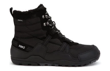 Xero Alpine Black meeste talvesaapad- Ilma kuuseta Täiskasvanute barefoot jalatsid - HellyK - Kvaliteetsed lasteriided, villariided, barefoot jalatsid
