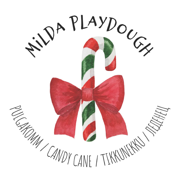 Jõulud! Milda Playdough 100% naturaalne voolimismass Pulgakomm, 150g. Mänguasjad - HellyK - Kvaliteetsed lasteriided, villariided, barefoot jalatsid