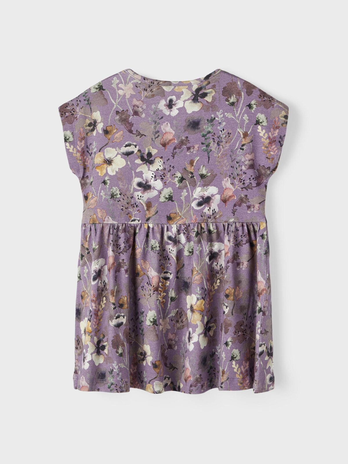 Name It KEMONE orgaanilisest puuvillast kleit, Purple sage Kleidid/seelikud - HellyK - Kvaliteetsed lasteriided, villariided, barefoot jalatsid