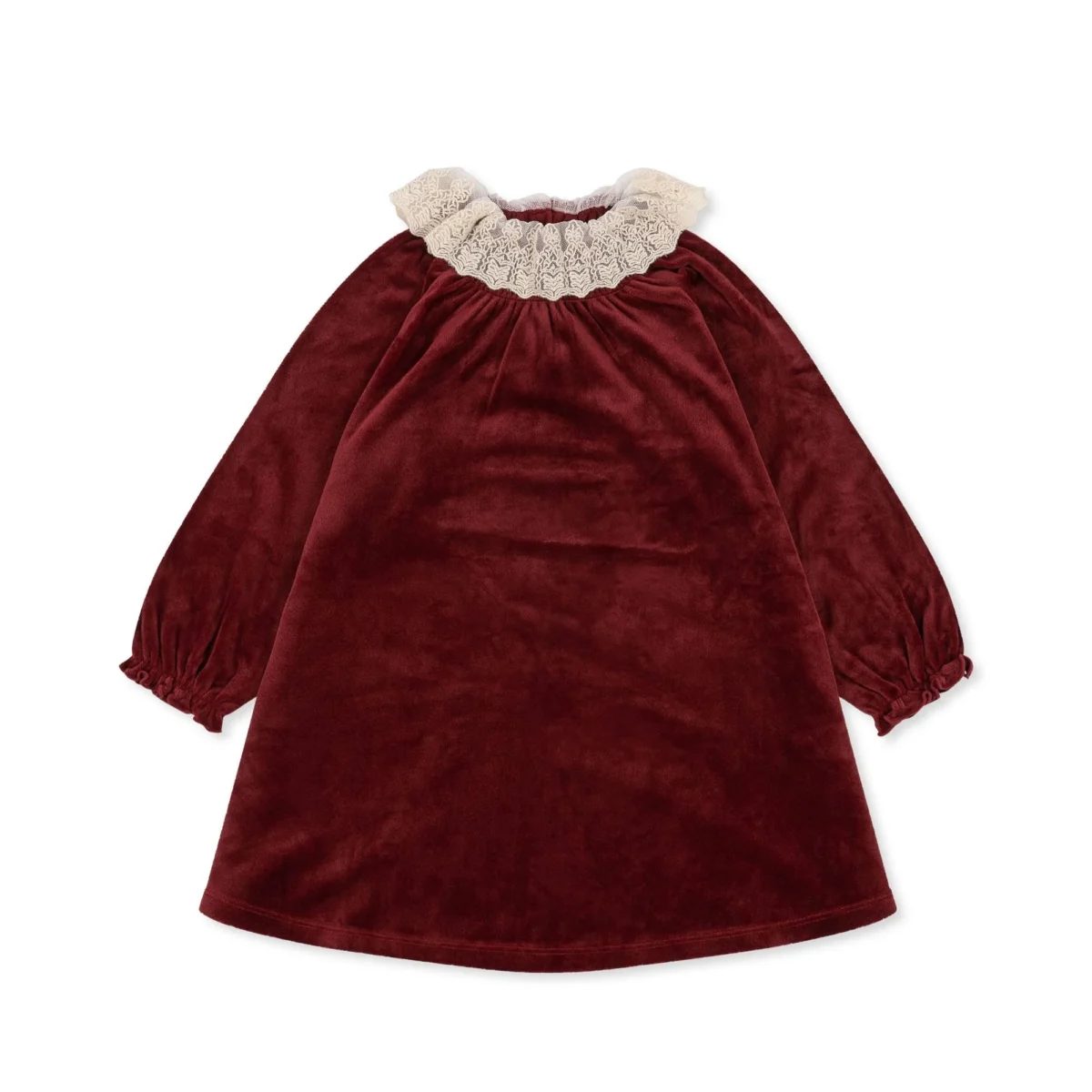 Konges Slojd VENOLA kleit, Red Kleidid/seelikud/komplektid - HellyK - Kvaliteetsed lasteriided, villariided, barefoot jalatsid