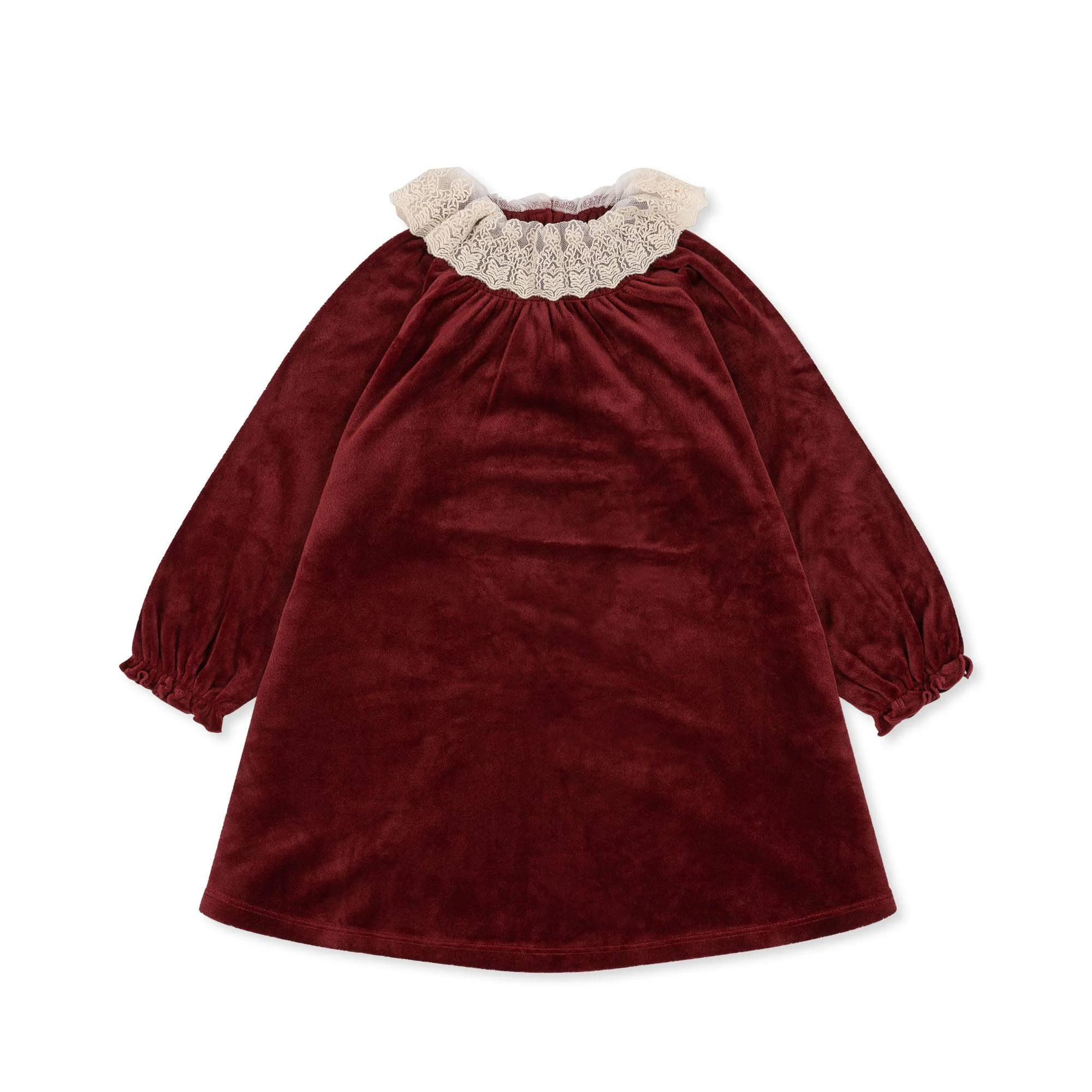 Konges Slojd VENOLA kleit, Red Kleidid/seelikud/komplektid - HellyK - Kvaliteetsed lasteriided, villariided, barefoot jalatsid