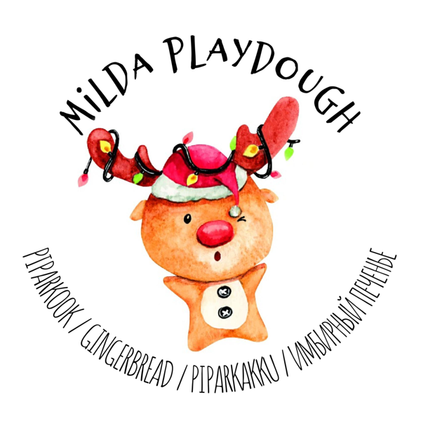 Jõulud! Milda Playdough 100% naturaalne voolimismass Piparkook, 150g. Mänguasjad - HellyK - Kvaliteetsed lasteriided, villariided, barefoot jalatsid