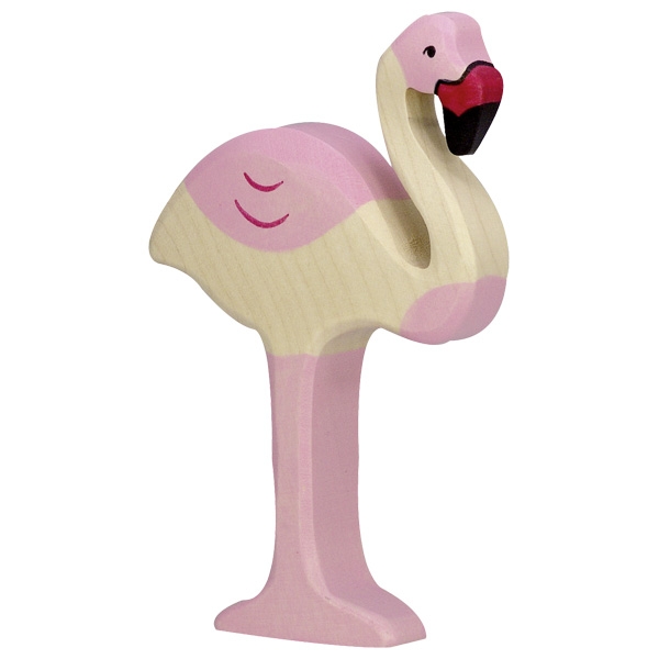 Holztiger, puidust Flamingo Mänguasjad - HellyK - Kvaliteetsed lasteriided, villariided, barefoot jalatsid
