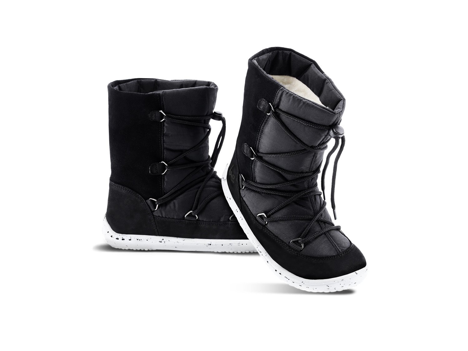 Be Lenka Snowfox Kids 2.0 membraaniga talvesaapad – Black Laste barefoot jalatsid - HellyK - Kvaliteetsed lasteriided, villariided, barefoot jalatsid
