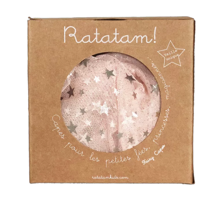 Ratatam! Haldjakeep, roosa Kodumaailm - HellyK - Kvaliteetsed lasteriided, villariided, barefoot jalatsid