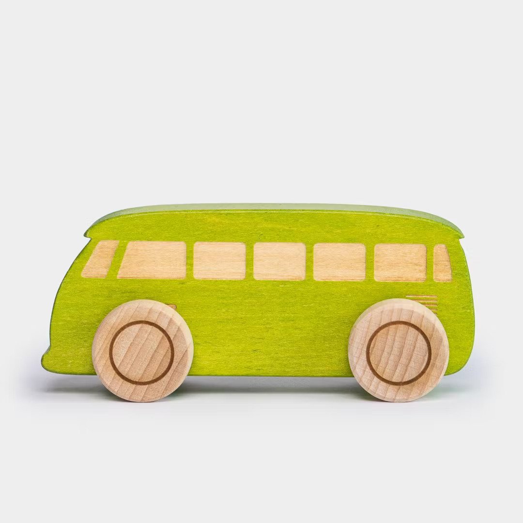 TARNAWA Volkswagen Buss T1- Roheline Mänguasjad - HellyK - Kvaliteetsed lasteriided, villariided, barefoot jalatsid