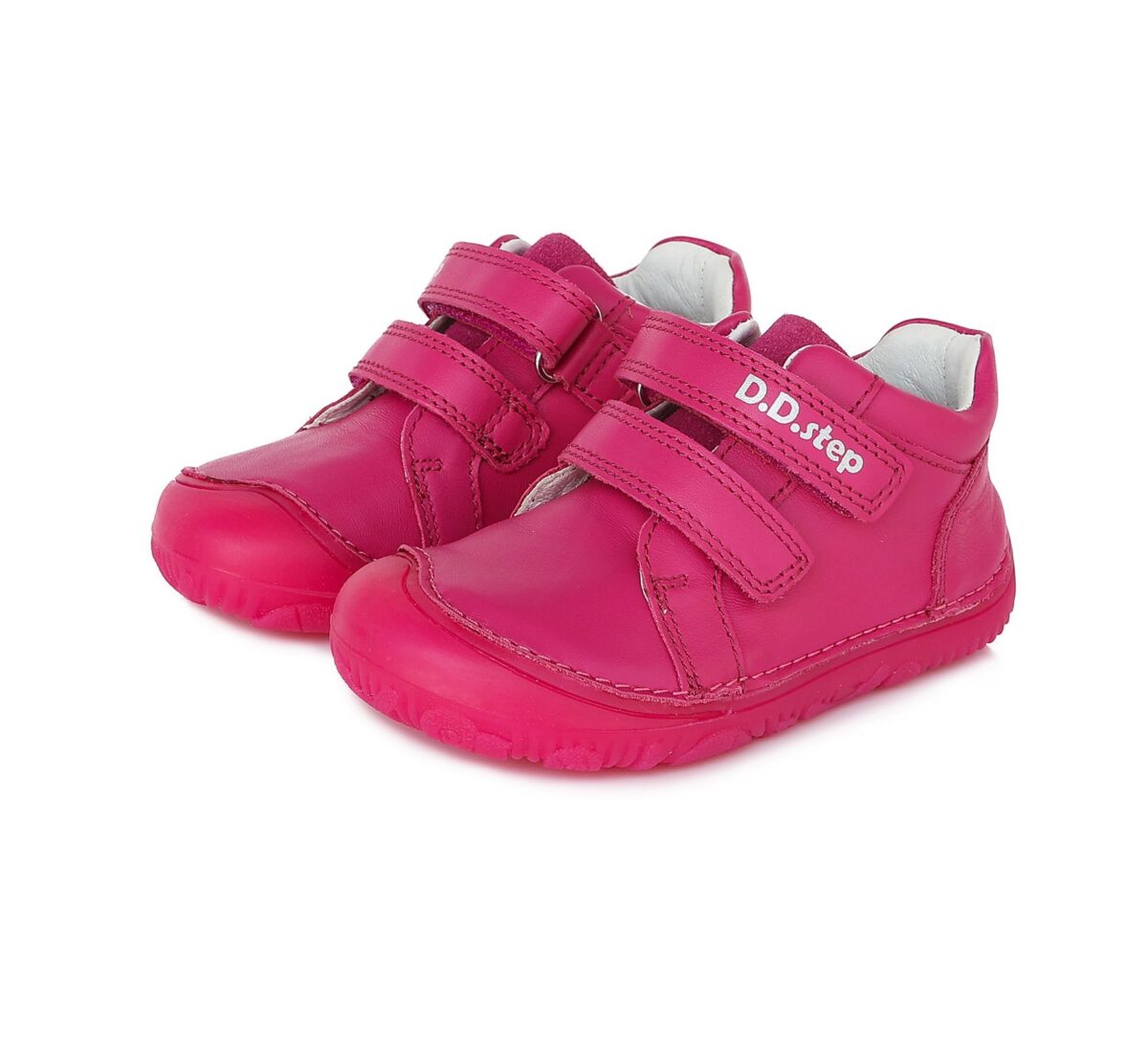 D.D.Step nahast tossud, Dark Pink 073 D.D.Step - HellyK - Kvaliteetsed lasteriided, villariided, barefoot jalatsid