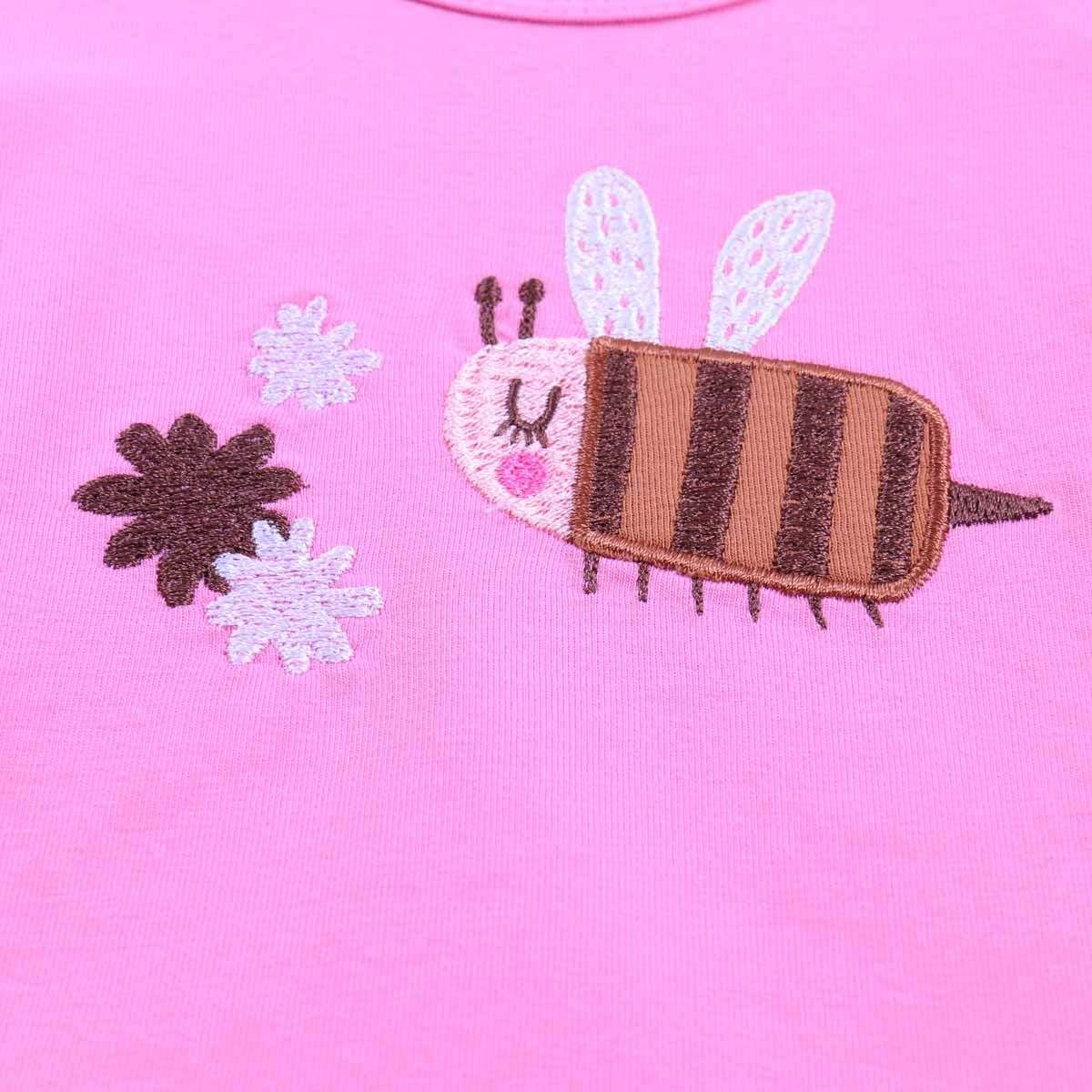 Fred’s World Bumblebee s/s dress baby, Pink Green Cotton - HellyK - Kvaliteetsed lasteriided, villariided, barefoot jalatsid