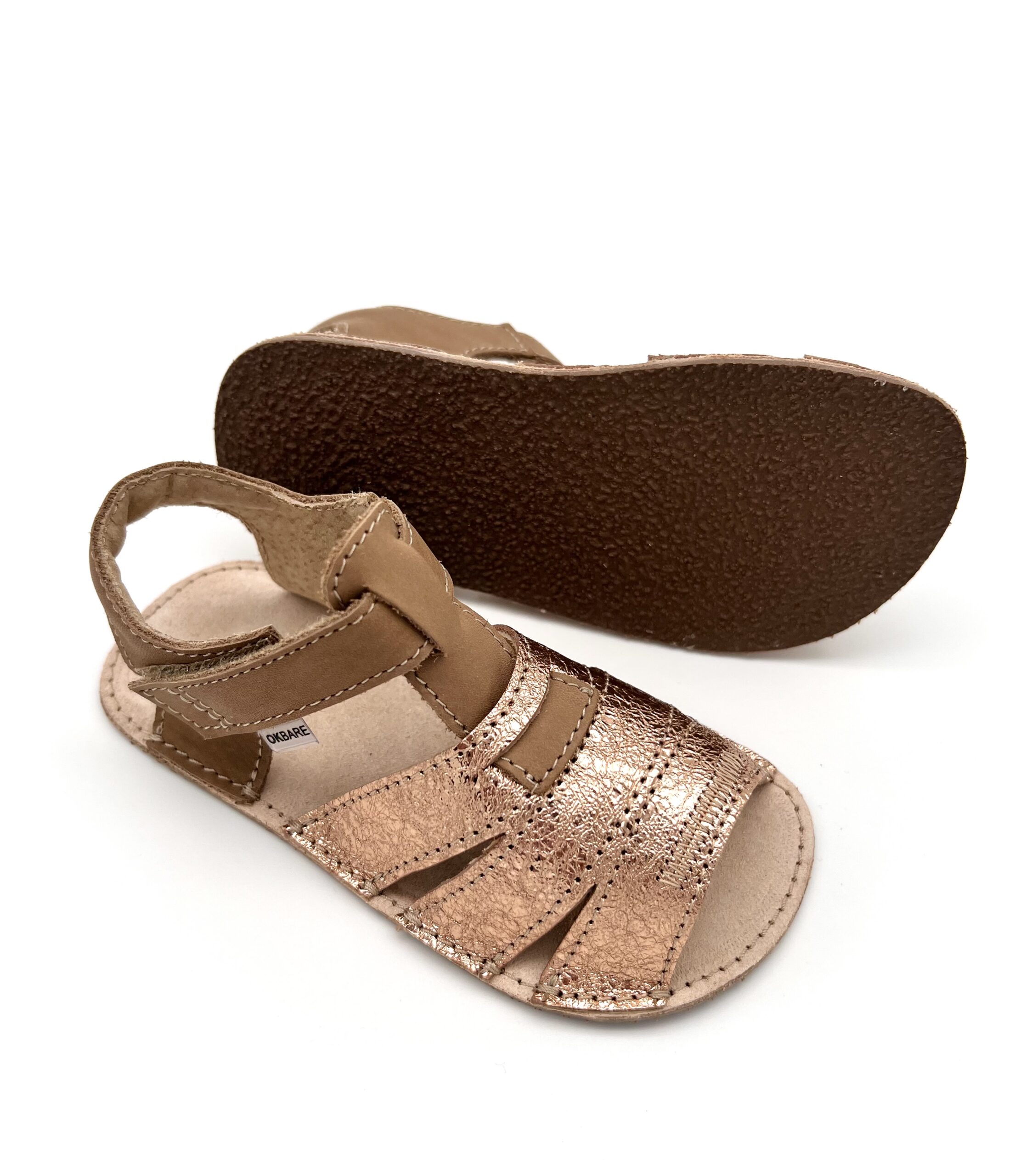 Ok Bare Mirrisa sandaalid Tumeroosa Laste barefoot jalatsid - HellyK - Kvaliteetsed lasteriided, villariided, barefoot jalatsid