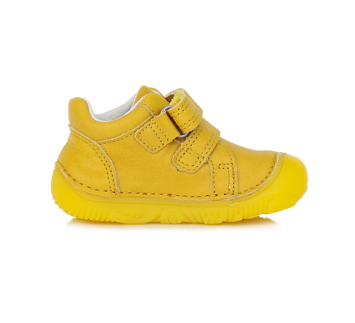 D.D.Step nahast tossud, Yellow 073 D.D.Step - HellyK - Kvaliteetsed lasteriided, villariided, barefoot jalatsid