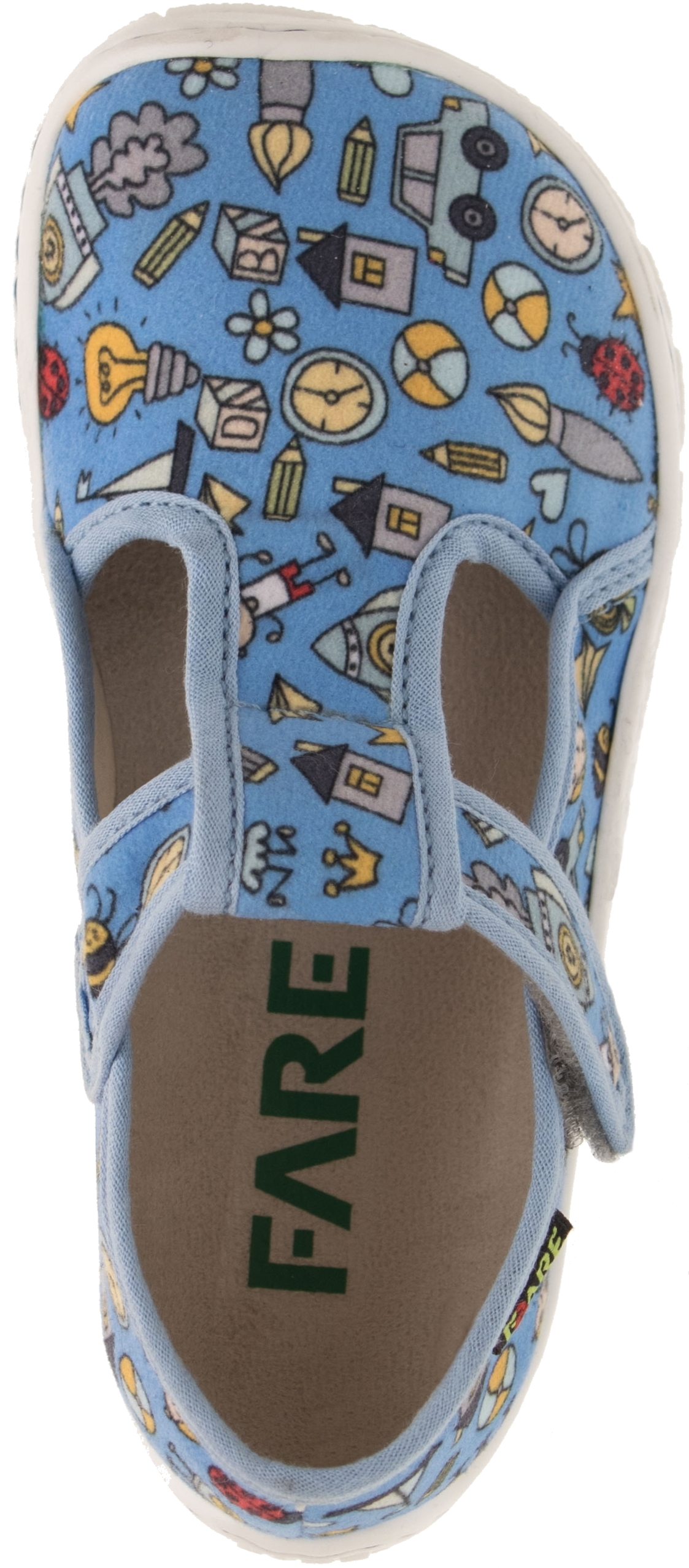 Fare Bare sisejalatsid- Multikas Laste barefoot jalatsid - HellyK - Kvaliteetsed lasteriided, villariided, barefoot jalatsid