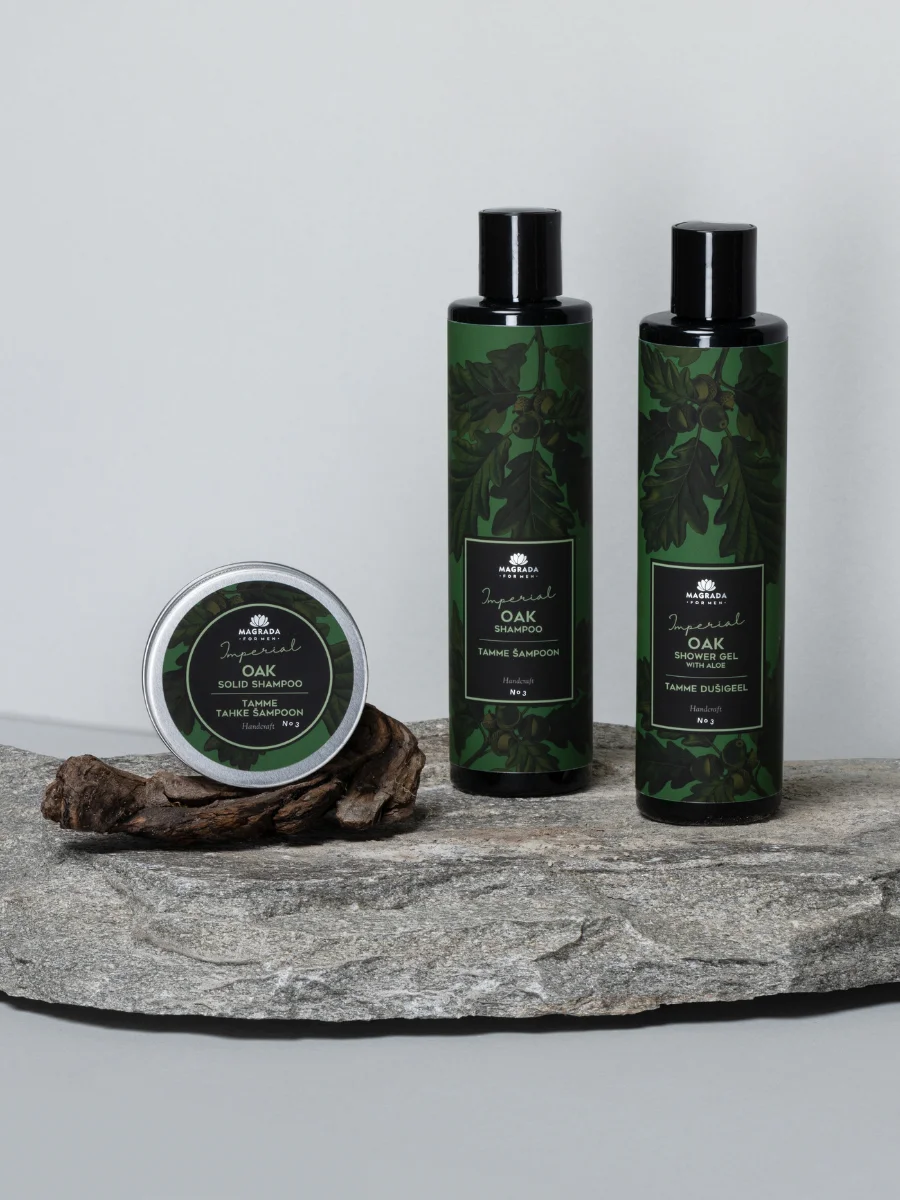 MAGRADA Tamme šampoon “Imperial” 250 ml Hooldusvahendid ja kosmeetika - HellyK - Kvaliteetsed lasteriided, villariided, barefoot jalatsid