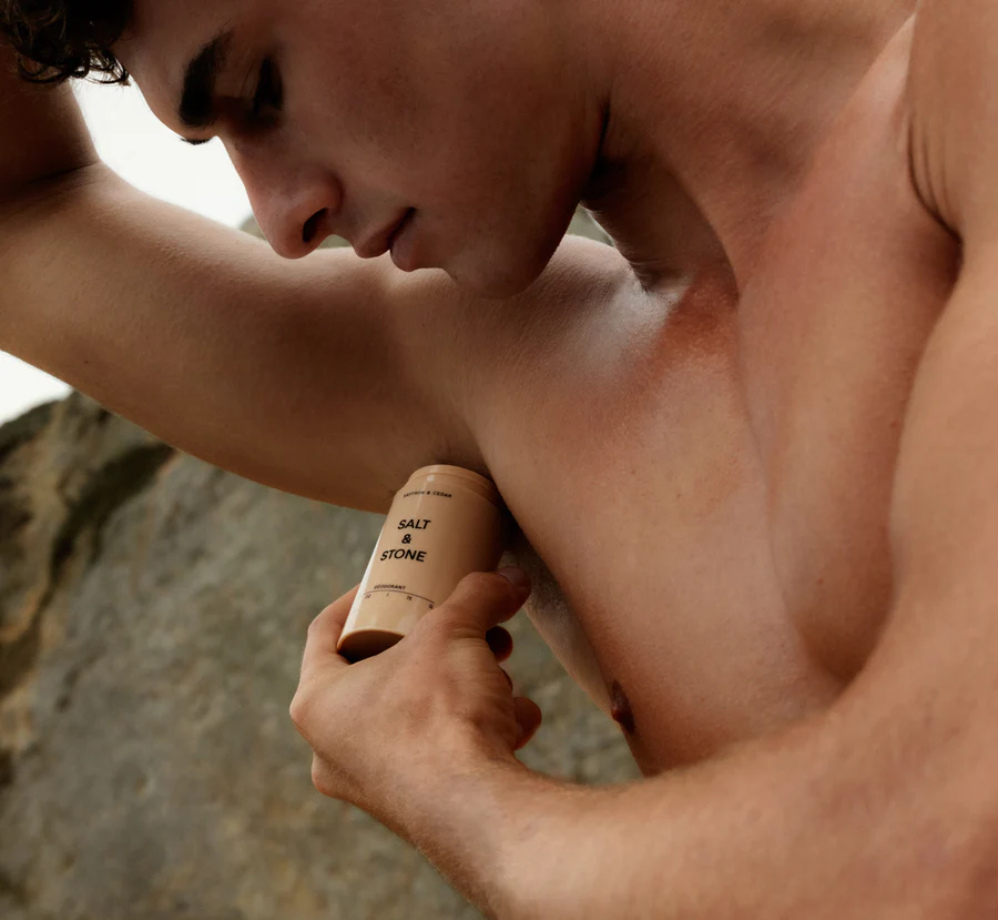 Salt & Stone naturaalne deodorant, Saffron & Cedar Salt & Stone naturaalne deodorant, Saffron & Cedar Hooldusvahendid, kosmeetika ja aksessuaarid - HellyK - Kvaliteetsed lasteriided, villariided, barefoot jalatsid