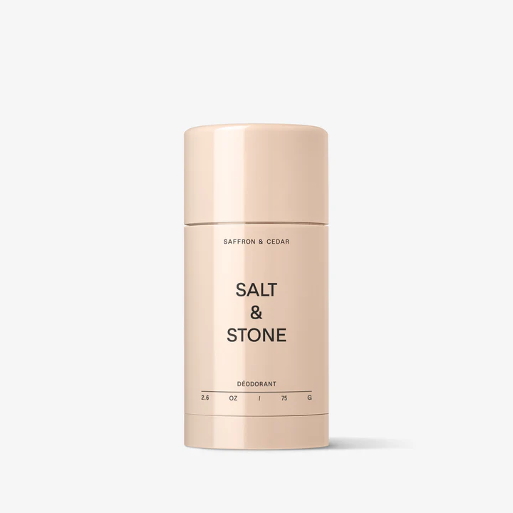 Salt & Stone naturaalne deodorant, Saffron & Cedar Salt & Stone naturaalne deodorant, Saffron & Cedar Hooldusvahendid, kosmeetika ja aksessuaarid - HellyK - Kvaliteetsed lasteriided, villariided, barefoot jalatsid
