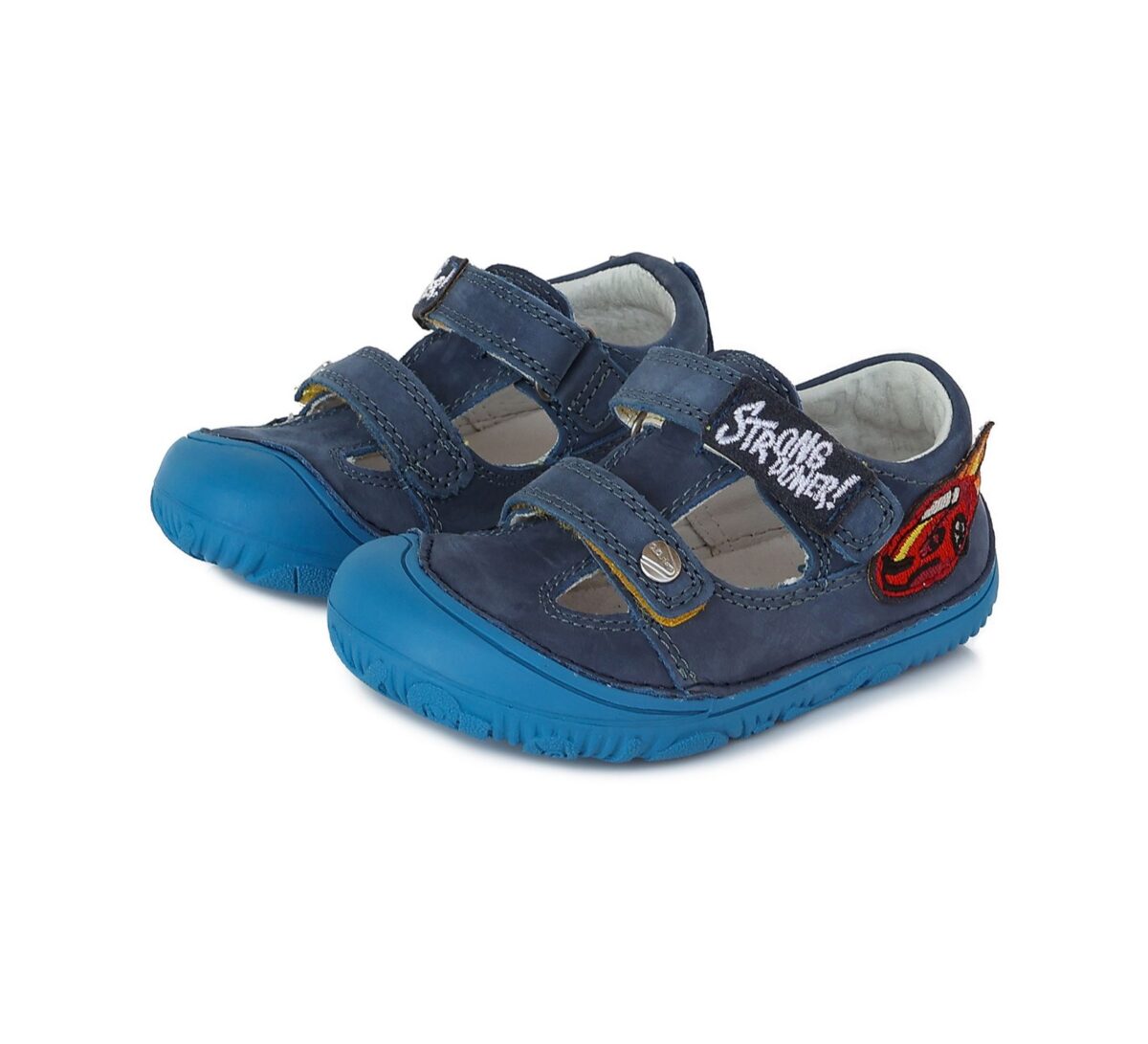 D.D.Step nahast sandaalid, Royal Blue autoga 073 D.D.Step - HellyK - Kvaliteetsed lasteriided, villariided, barefoot jalatsid