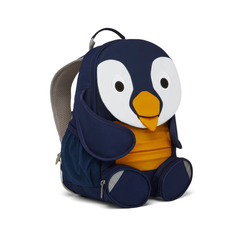 Affenzahn suur seljakott- Pingviin Mänguasjad - HellyK - Kvaliteetsed lasteriided, villariided, barefoot jalatsid