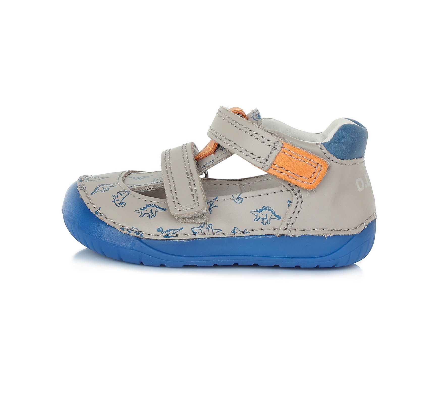 D.D.Step barefoot sandaalid, Grey- Dino 070 D.D.Step - HellyK - Kvaliteetsed lasteriided, villariided, barefoot jalatsid