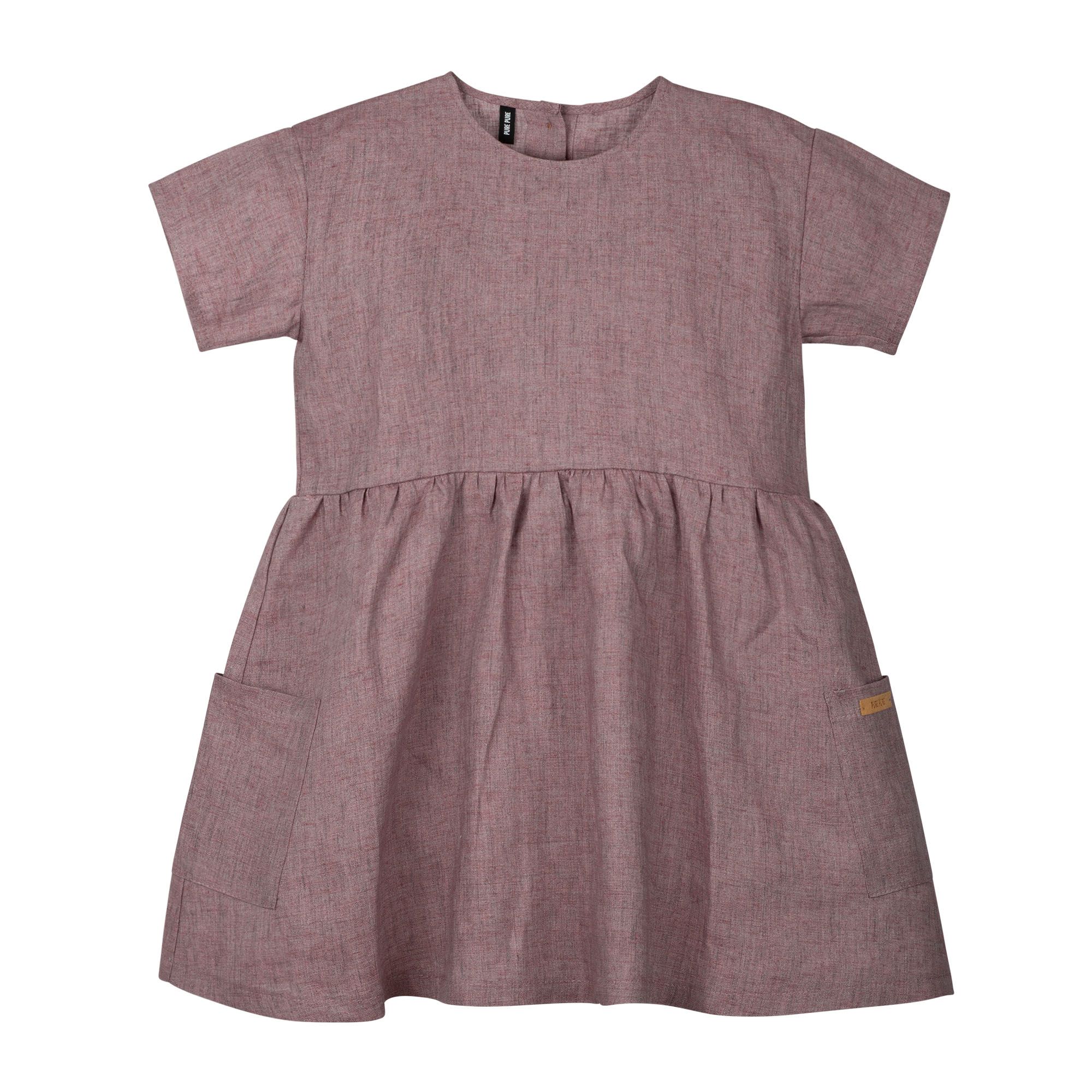 Pure Pure by Bauer linane kleit, Grape Kleidid/seelikud - HellyK - Kvaliteetsed lasteriided, villariided, barefoot jalatsid