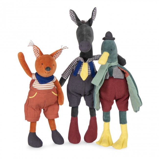 Moulin Roty Part Simonet Kaisukad ja kaltsunukud - HellyK - Kvaliteetsed lasteriided, villariided, barefoot jalatsid