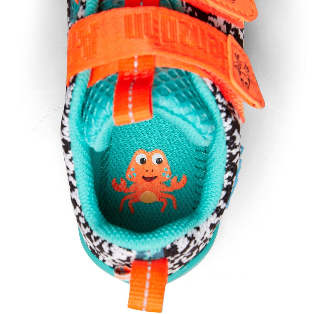 Affenzahn Knit Happy – Crab Laste barefoot jalatsid - HellyK - Kvaliteetsed lasteriided, villariided, barefoot jalatsid