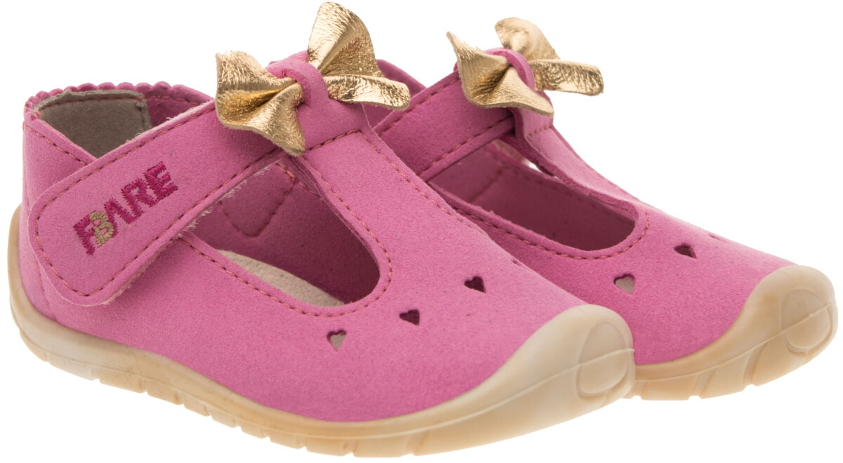 Fare Bare kingad, Pink Laste barefoot jalatsid - HellyK - Kvaliteetsed lasteriided, villariided, barefoot jalatsid