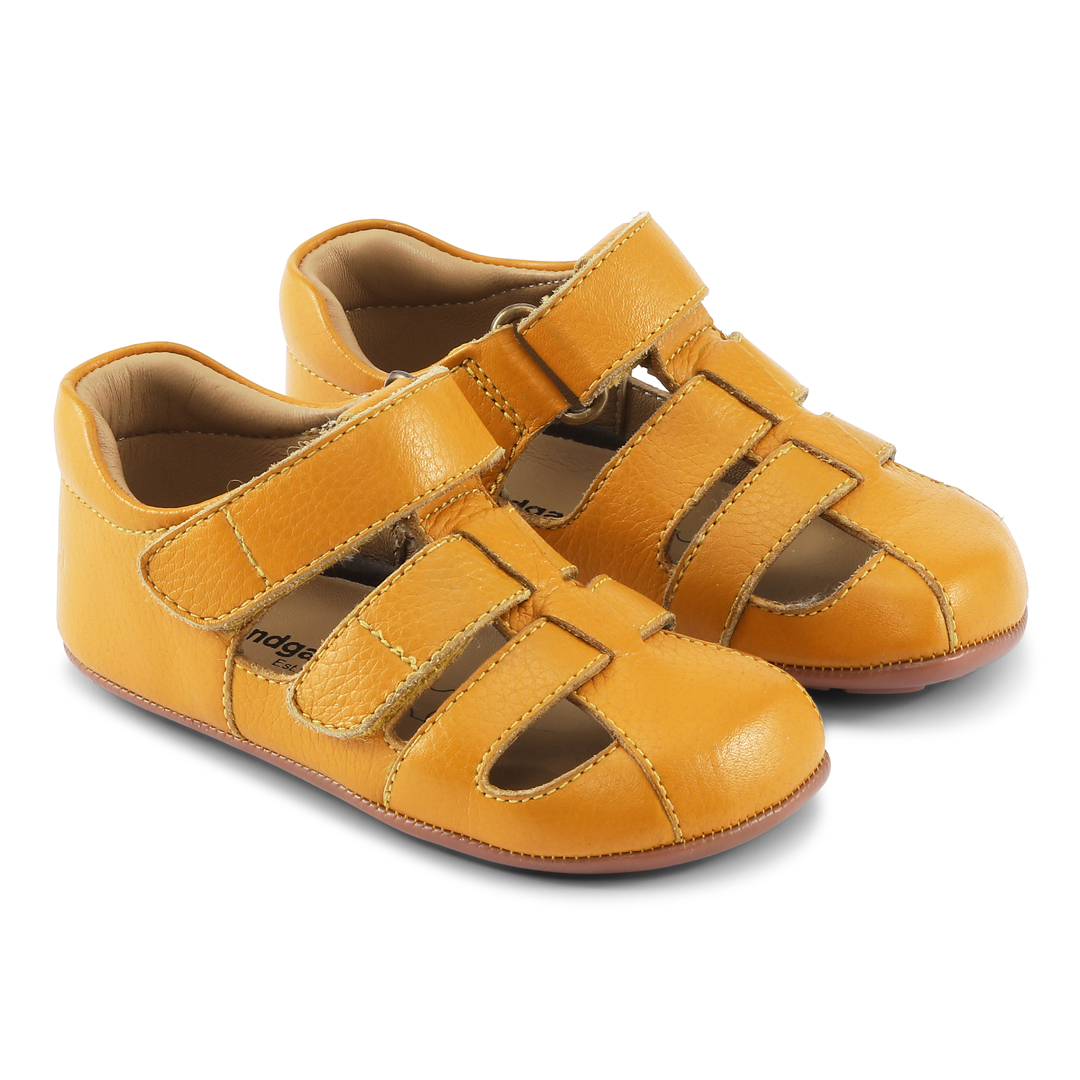 Bundgaard Tobias Summer- Yellow Laste barefoot jalatsid - HellyK - Kvaliteetsed lasteriided, villariided, barefoot jalatsid