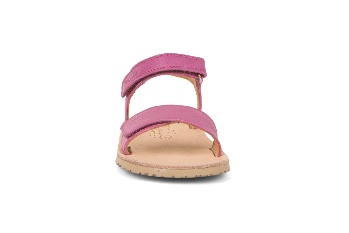 Froddo nahast sandaalid FLEXY LIA, Fuxia Laste barefoot jalatsid - HellyK - Kvaliteetsed lasteriided, villariided, barefoot jalatsid