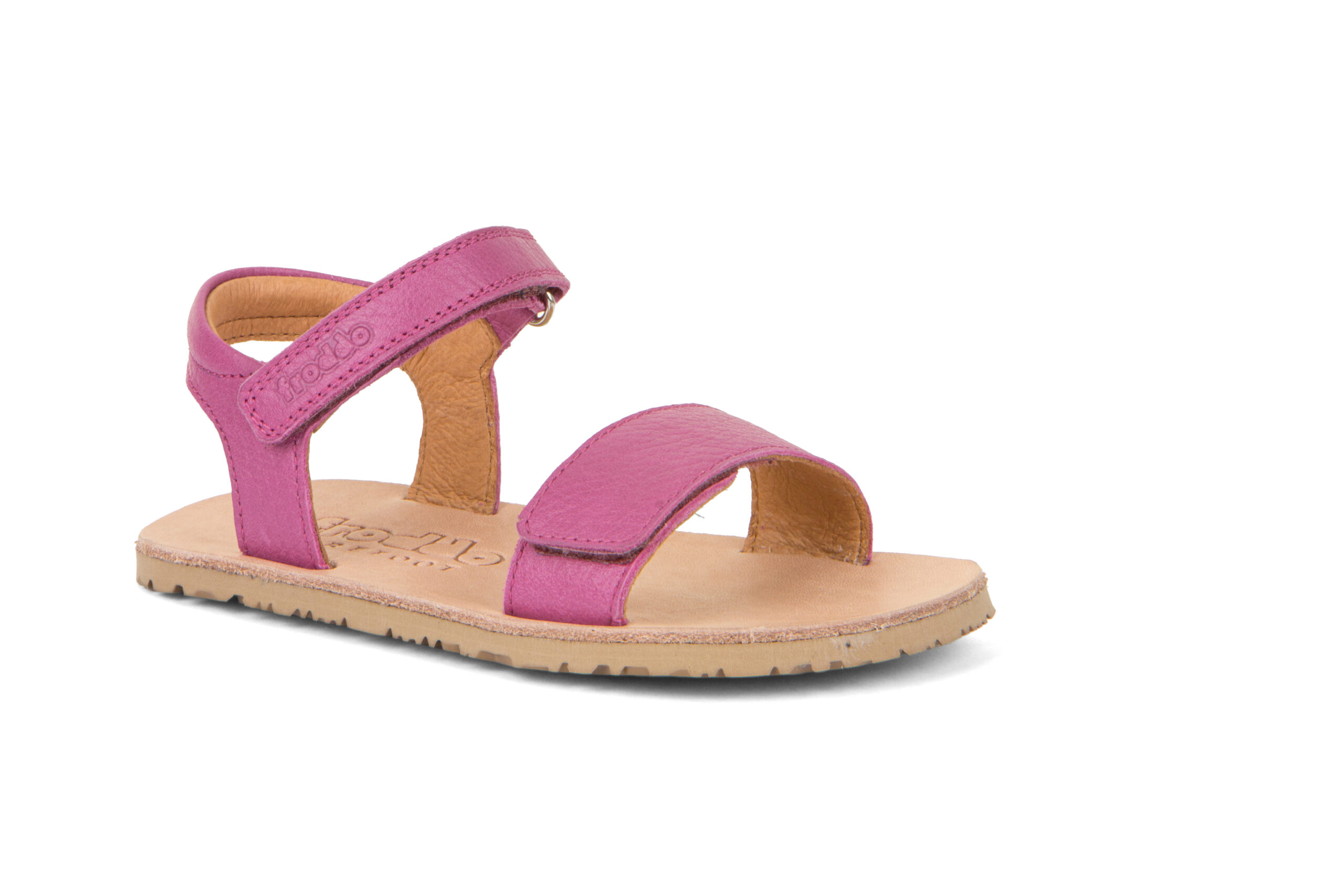 Froddo nahast sandaalid FLEXY LIA, Pink Laste barefoot jalatsid - HellyK - Kvaliteetsed lasteriided, villariided, barefoot jalatsid