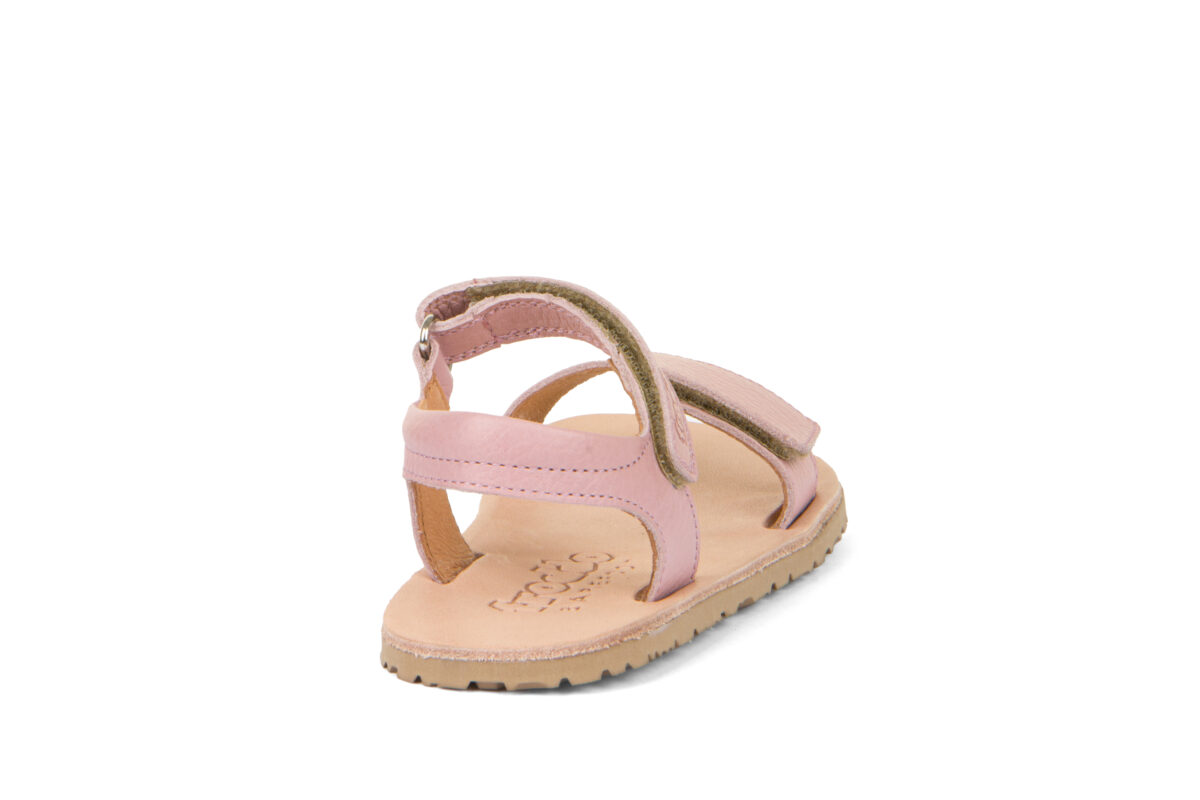 Froddo nahast sandaalid FLEXY LIA, Pink Laste barefoot jalatsid - HellyK - Kvaliteetsed lasteriided, villariided, barefoot jalatsid