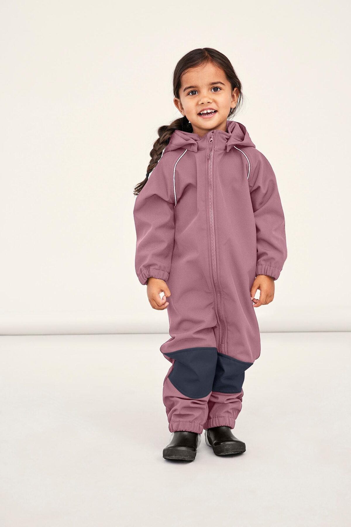 Name It Alfa SOLID softshell kombe tüdrukutele, Wistful mauve Lasteriided - HellyK - Kvaliteetsed lasteriided, villariided, barefoot jalatsid