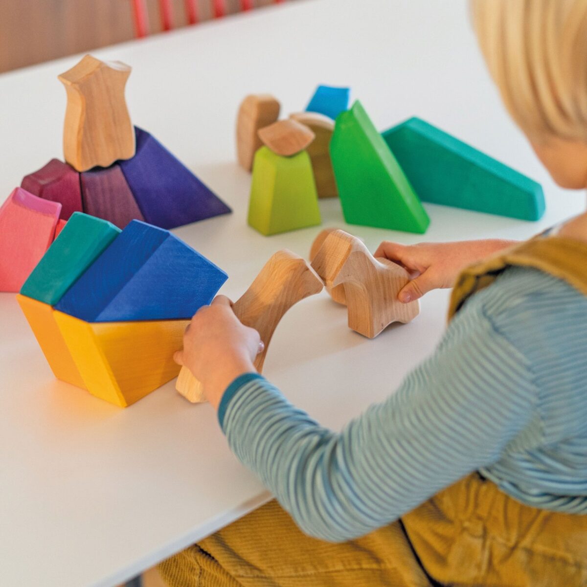 Grimm´s ehituskomplekt “Lõvi” Grimm's puidust mänguasjad - HellyK - Kvaliteetsed lasteriided, villariided, barefoot jalatsid