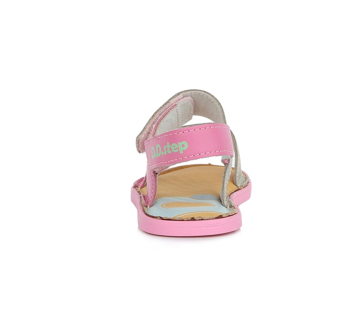 D.D.Step nahast lahtised sandaalid, Daisy Pink D.D.Step - HellyK - Kvaliteetsed lasteriided, villariided, barefoot jalatsid