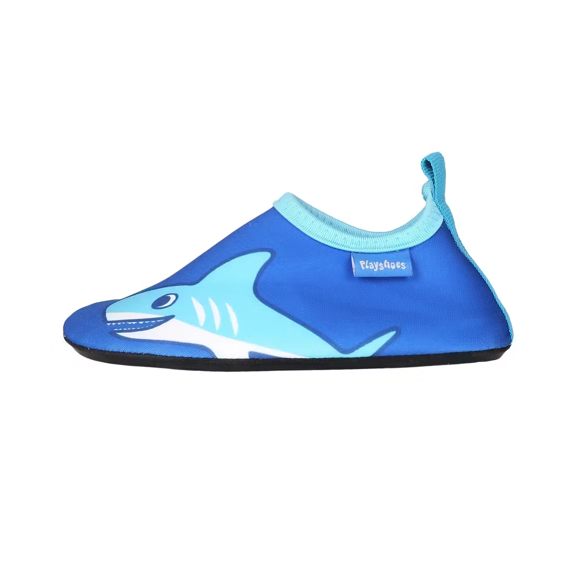 Playshoes sussid Shark blue Basseinisussid lastele - HellyK - Kvaliteetsed lasteriided, villariided, barefoot jalatsid