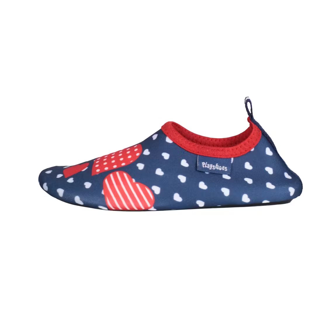 Playshoes sussid Heart-navy Basseinisussid lastele - HellyK - Kvaliteetsed lasteriided, villariided, barefoot jalatsid