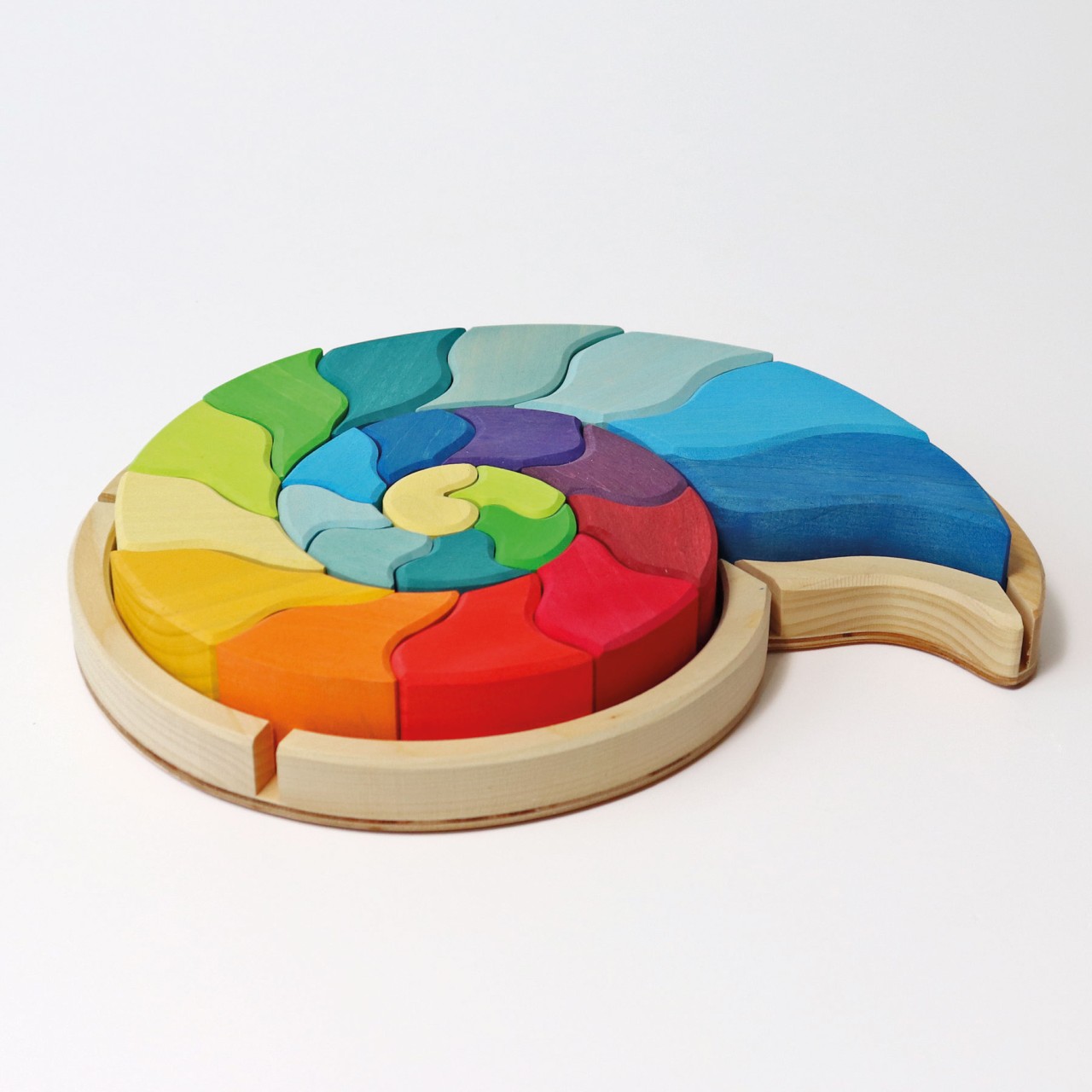 Grimm´s ehitusmäng “Ammonite” Grimm's puidust mänguasjad - HellyK - Kvaliteetsed lasteriided, villariided, barefoot jalatsid