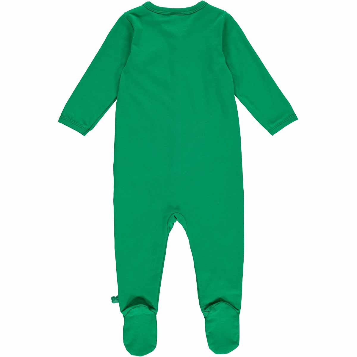 Fred’s World Alfa bodysuit with feet, Earth green Green Cotton - HellyK - Kvaliteetsed lasteriided, villariided, barefoot jalatsid