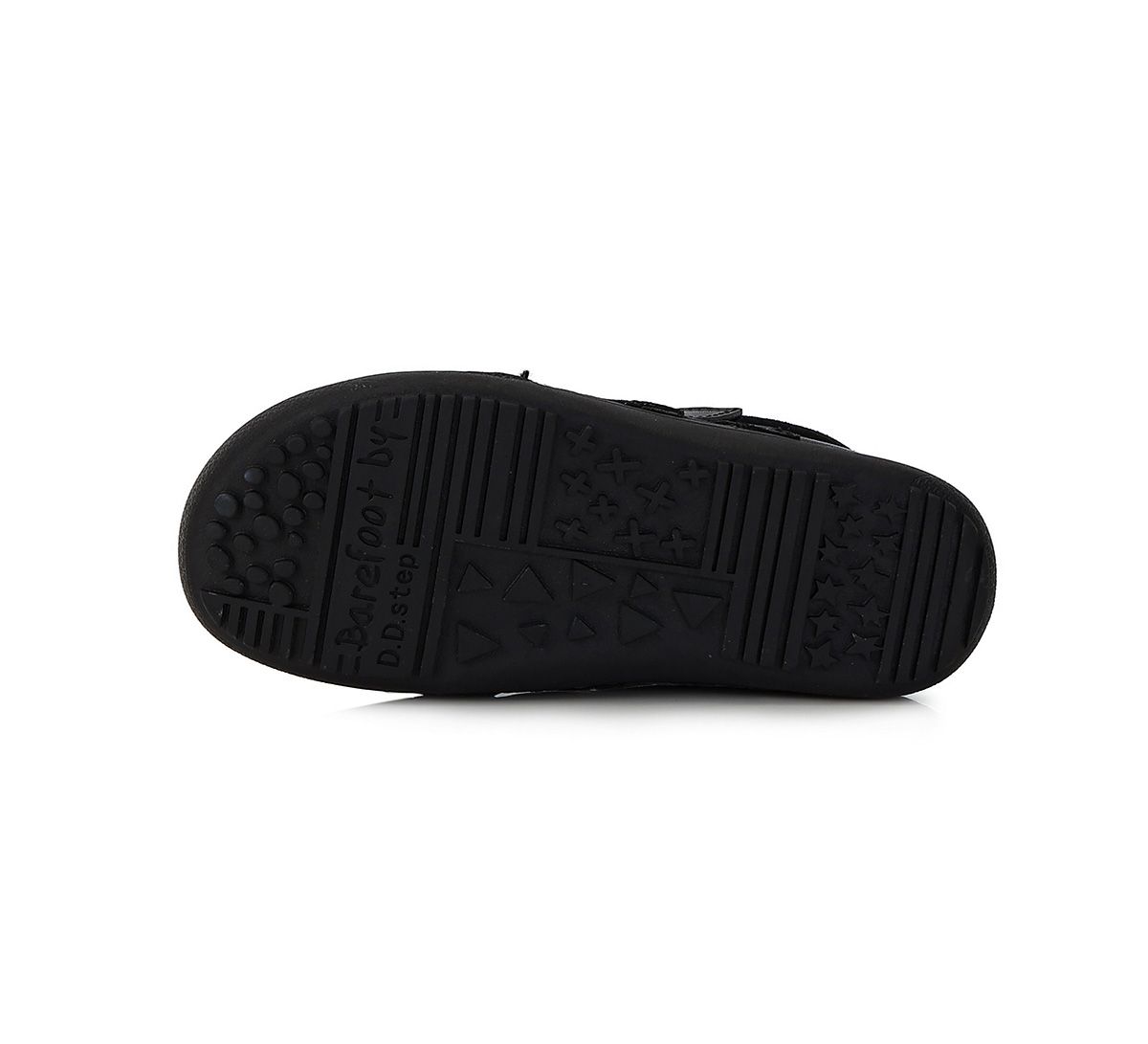 D.D.Step nahast k/s saapad All Black 063 D.D.Step - HellyK - Kvaliteetsed lasteriided, villariided, barefoot jalatsid