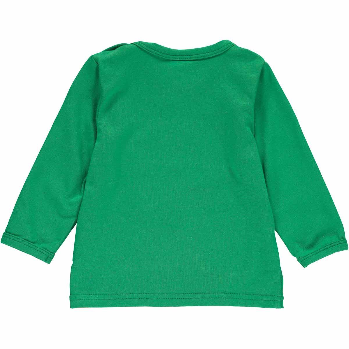 Fred’s World Hello dino l/s T baby,  Earth green Green Cotton - HellyK - Kvaliteetsed lasteriided, villariided, barefoot jalatsid