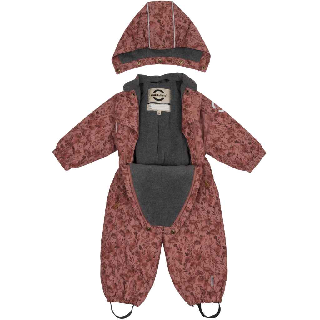 Mikk-Line Snow Suit Baby, Aop Floral Lasteriided - HellyK - Kvaliteetsed lasteriided, villariided, barefoot jalatsid