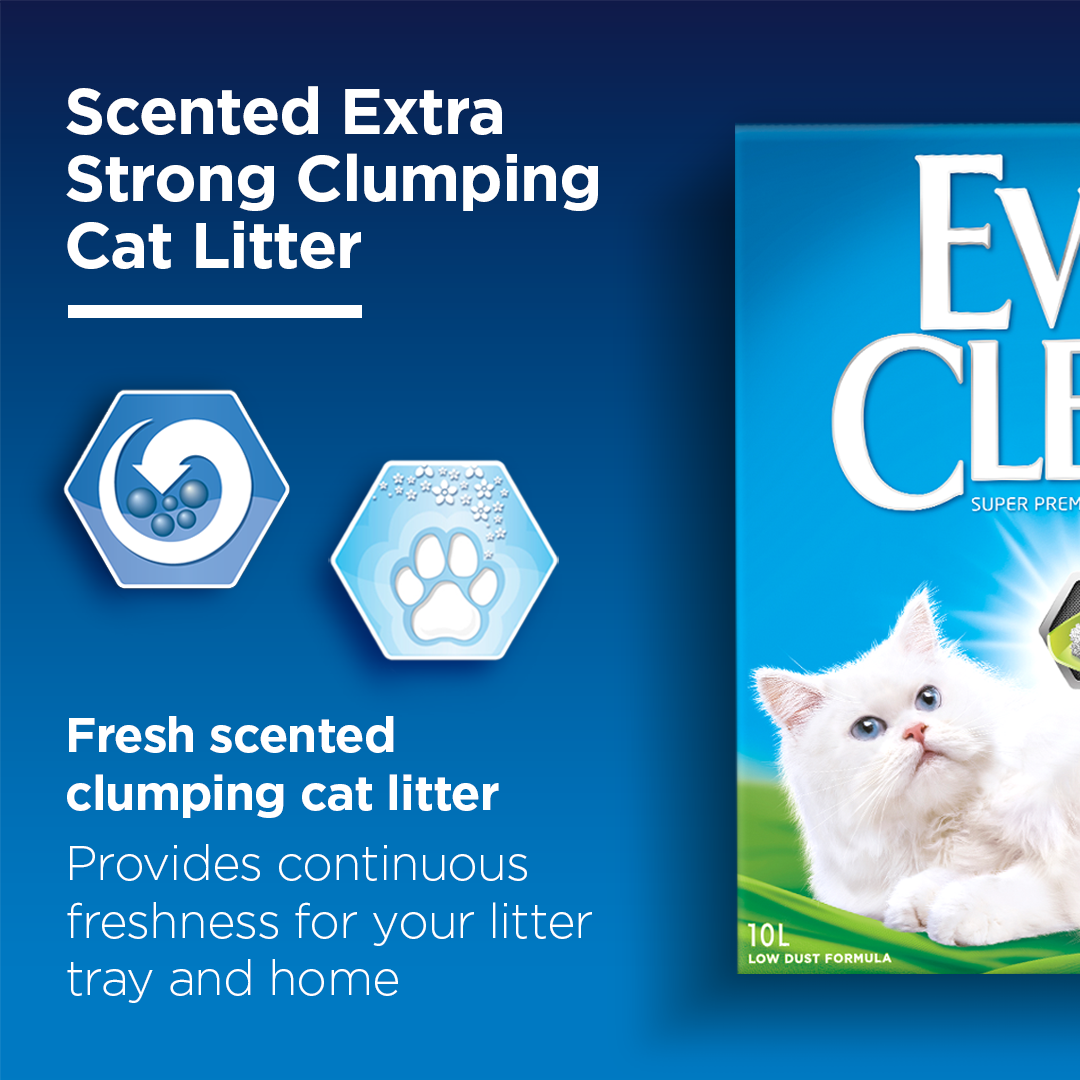 Ever Clean® Extra Strong Clumping Cat Litter – Scented,10kg Kassiliiv - HellyK - Kvaliteetsed lasteriided, villariided, barefoot jalatsid