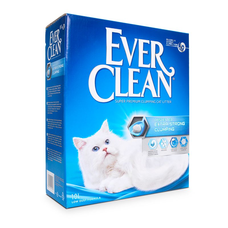 Ever Clean® Extra Strong Clumping Cat Litter – Unscented, 10kg Lemmikloomadele - HellyK - Kvaliteetsed lasteriided, villariided, barefoot jalatsid