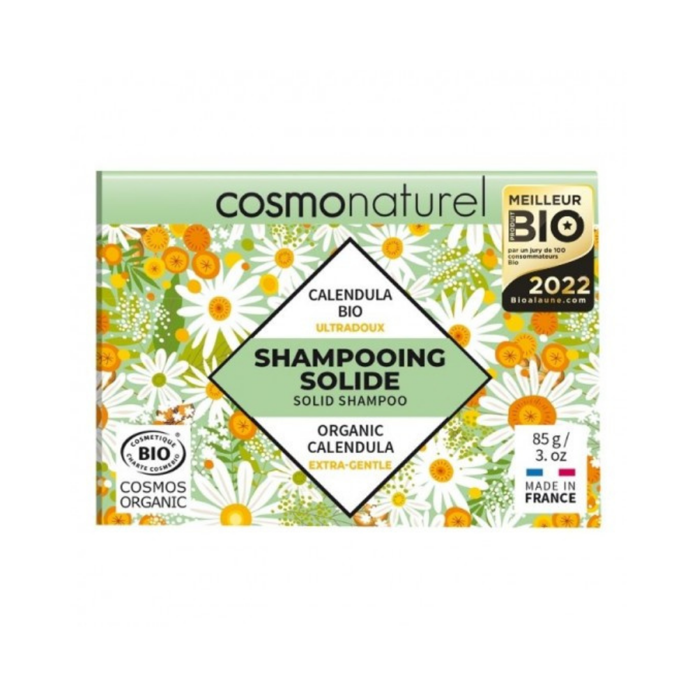 GRAVIER Cosmo Naturel tahke šampoon normaalsetele juustele niisutava kookosõli ja rahustava saialillega, 85g Hooldusvahendid ja kosmeetika - HellyK - Kvaliteetsed lasteriided, villariided, barefoot jalatsid