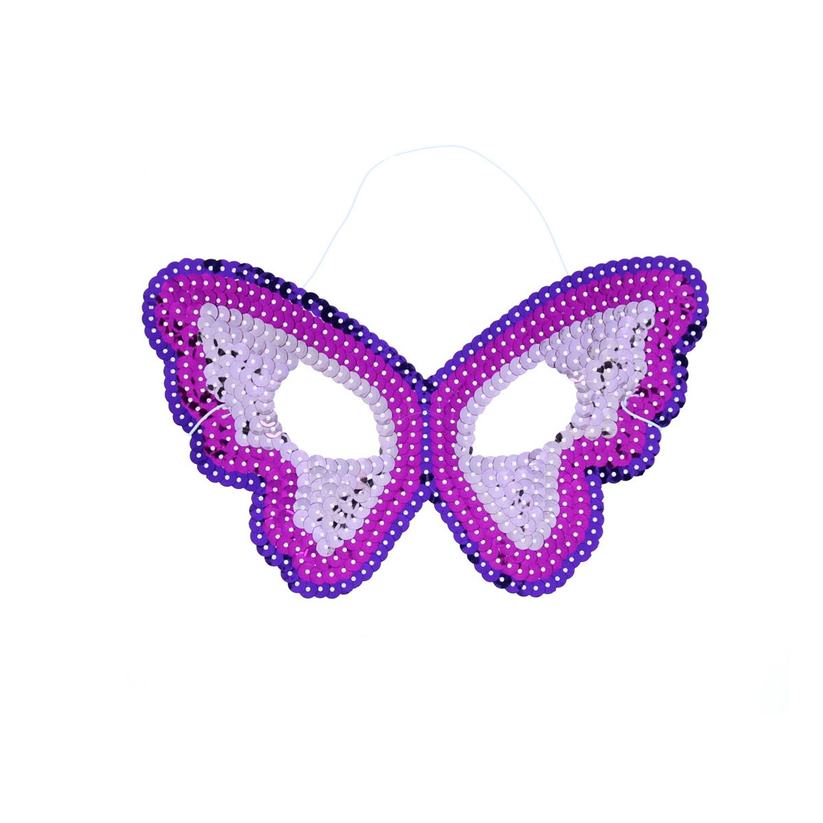 Litritega liblika mask, sinine/roosa Kostüümid - HellyK - Kvaliteetsed lasteriided, villariided, barefoot jalatsid
