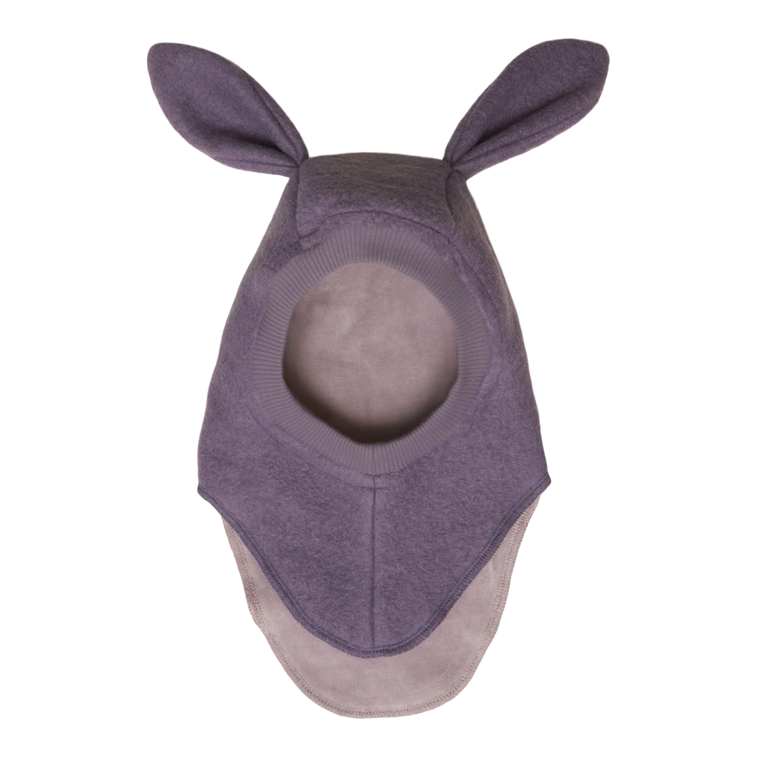HUTTEliHUT Bunny vanutatud villast tuukrimüts, Purple Sage Villariided - HellyK - Kvaliteetsed lasteriided, villariided, barefoot jalatsid