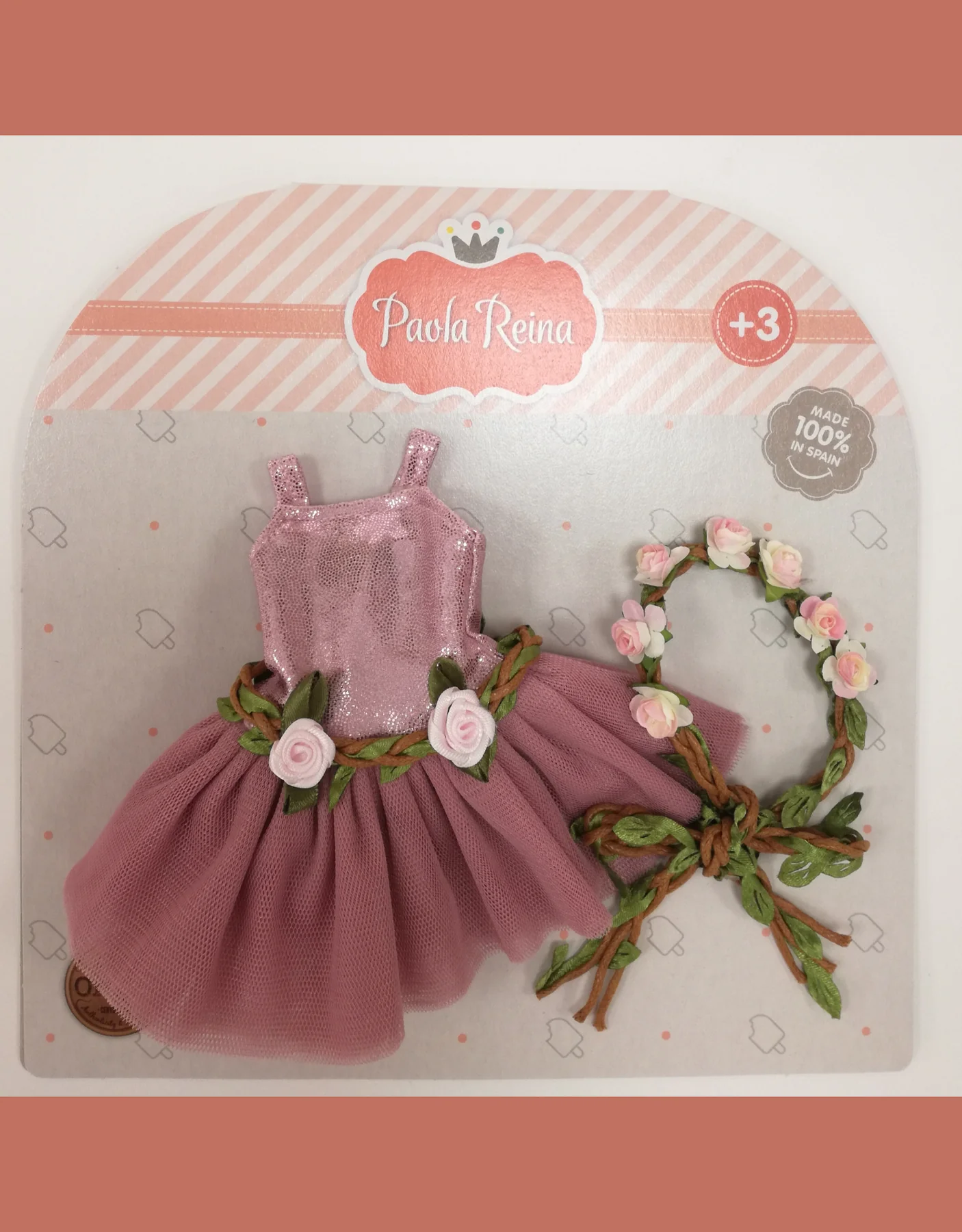 Paola Reina Las Amigas 32cm nuku kleit, Ballerina Pink Mänguasjad - HellyK - Kvaliteetsed lasteriided, villariided, barefoot jalatsid